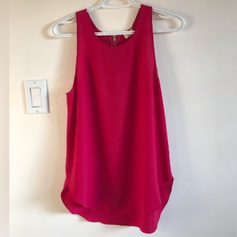 Red Aritzia Wilfred Sevres sleeveless blouse